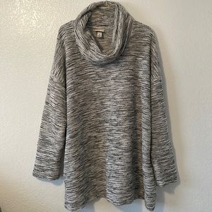 Ava Viv Size 3X Cowl a neck Sweater